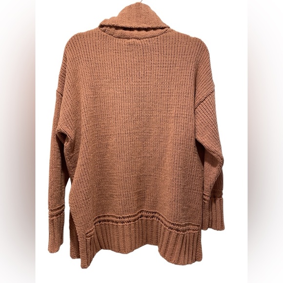 Aerie Cozy Brown Turtleneck Sweater size XS - Picture 3 of 3